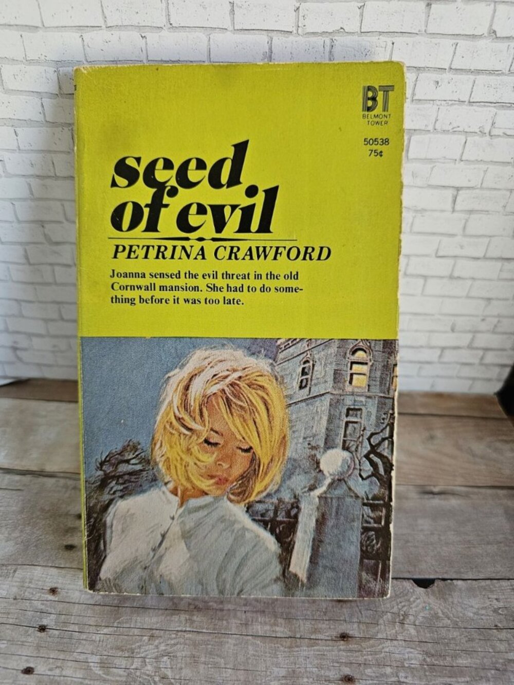 Vintage Seed of Evil Petrina Crawford Gothic Paperback Belmont Tower 1973